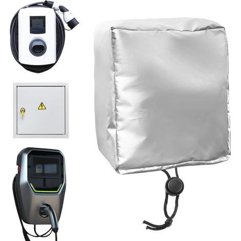 Weatherproof Wallbox 40 x 32 x 20 cm Protective Roof in Waterproof Oxford Fabric for Electric Car Charging Station (1/5)