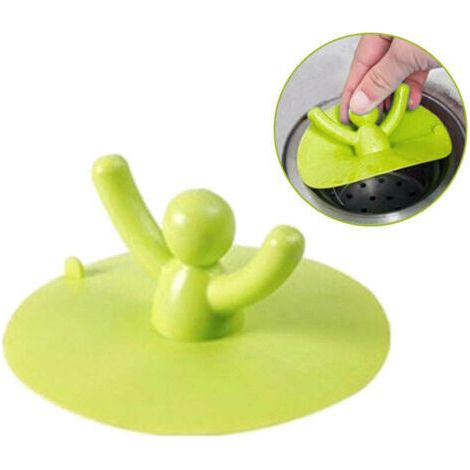 Couvercle de vidange d'odeur pour cuisine, salle de bain, baignoire (vert)..DEBUNS (1/5)