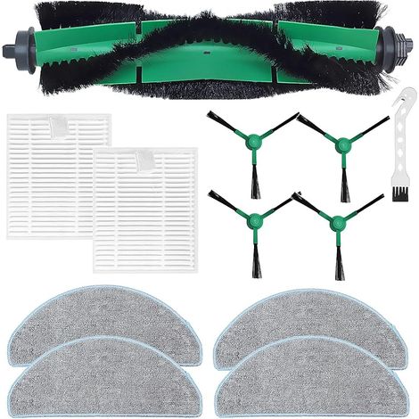 Accessoires pour iRobot Roomba 105 Combo/Combo Essential/Vac Essential Y0110 Y0112 Y0140 Q0110 Q0120/104 Vac/105Vacrechange aspirateur robot,brosse rotative,filtres,Chiffon nettoyage,brosses latérales (1/5)