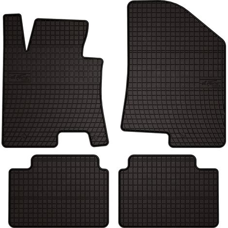 Alfombrillas de goma para coche: Hyundai i30 II hatchback, station wagon, wagon (2011-2017) - negras, a medida (1/5)