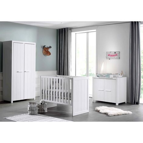 Chambre Complète Bébé 4P "Erik II" Blanc