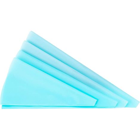 Lot de 20 poches à douille en silicone réutilisables 4 tailles différentes (10, 12, 14, 16 cm), 5 pièces de chaque taille - pour la cuisson et Décoration de Gâteaux, lavables au lave-vaisselle (1/5)