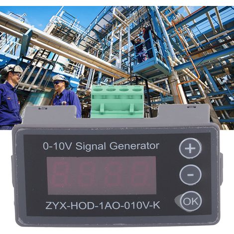 Générateur de tension à signal 0-10 V à commande par bouton, gradation de LED, servocommande analogique avec convertisseur de fréquence PLC, 15-28 V CC (1/5)
