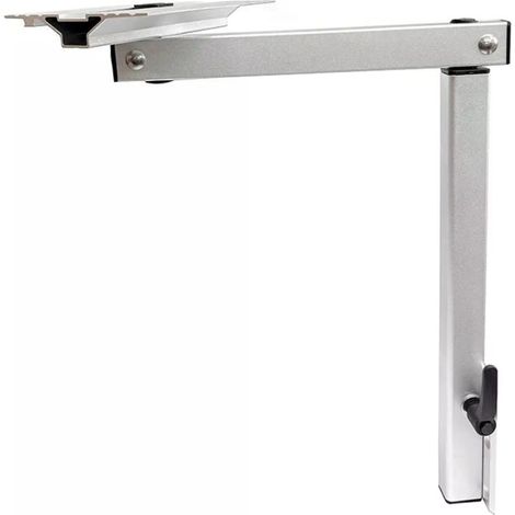 Pied de table rotatif 360° pour camping-car, réglable en hauteur, démontable rapide, aluminium robuste, aménagement intérieur (1/5)