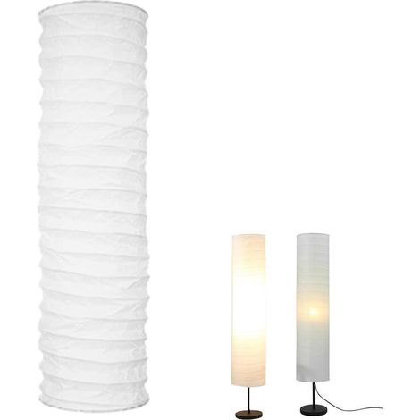 Abat-jour de lampadaire en papier de riz 94 cm 37 pouces housse de protection de lampe en papier de riz pour salon chambre à coucher housse de lampadaire contemporaine (1/5)