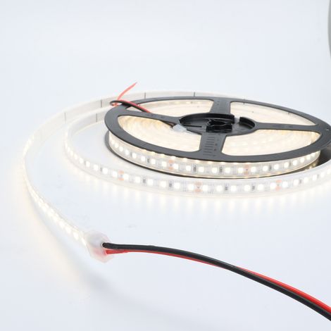 Bande LED 24V 10W 5m 8mm SMD2835 120 puces IP65 4000K blanc neutre