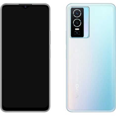 Silikon Hülle Basic kompatibel mit Vivo Y74s Case Transparent (1/3)