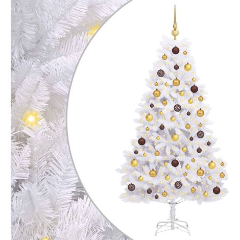 Árbol de Navidad artificial 90 x 90 x 180 cm PVC y Metal vidaXL (1/5)
