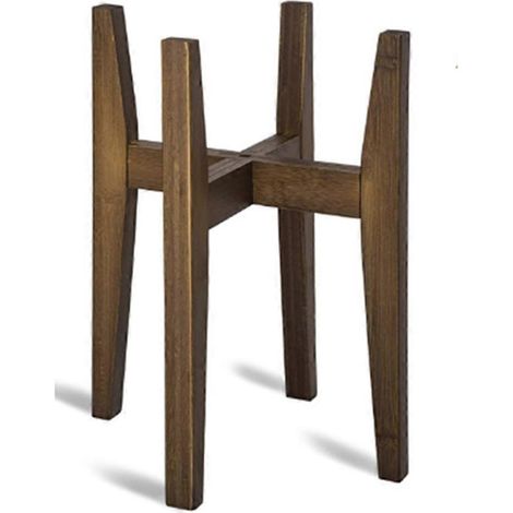 Support/jardinière d'angle moderne et réglable pour plantes d'intérieur, convenant à une utilisation intérieure et extérieure, compatible avec des pots de 18 à 30 cm. (1/5)