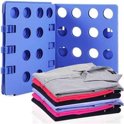 Planche À Plier Linge - 70 x 59 cm - Pour Pull Chemise Robe Veste - Pliable Compact 22 x 27 cm - 1 Pièce (1/4)