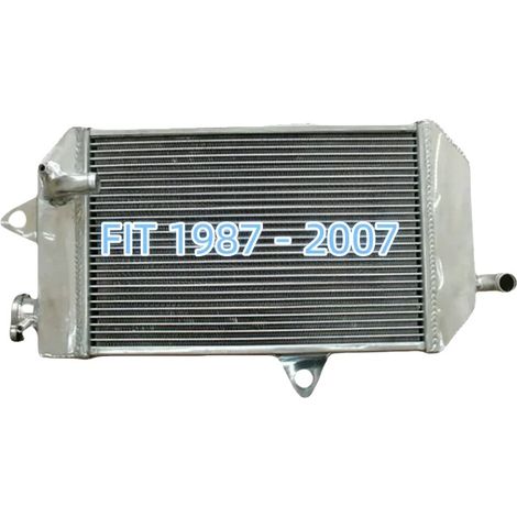 Aluminiumkühler, verbessert die Motorkühlung um 40 %, passend für ATV-Modelle von 1987 bis 2007, speziell für Yamaha Banshee 350 YFZ, YFZ350LE und YFZ350SE, 100 % WIG-geschweißt, hochdichte Mehrblattl (1/5)