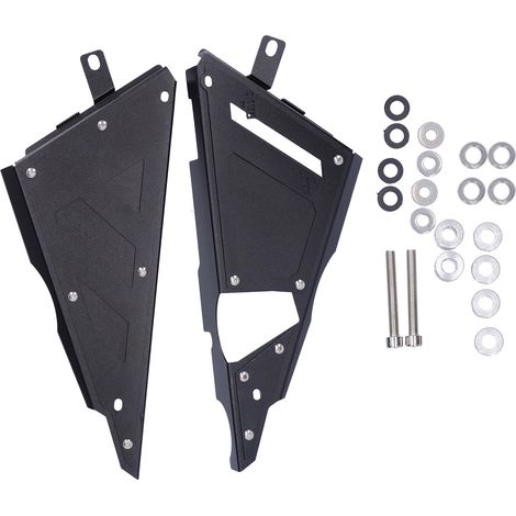 2 pièces protections latérales de cadre moto, habillage panneau compatible Kawasaki Ninja 650/Z650 2017‑2019, noir (1/5)