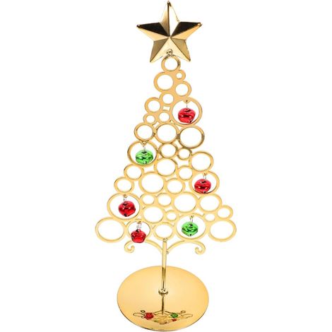 Arbre De Noël en Fer Forgé 12.60X5.59X3.58In Support D'Affichage Robuste pour Ornements De Sapin De Noël Décoration De Table Polyvalente pour Fêtes Et Mariages (1/5)