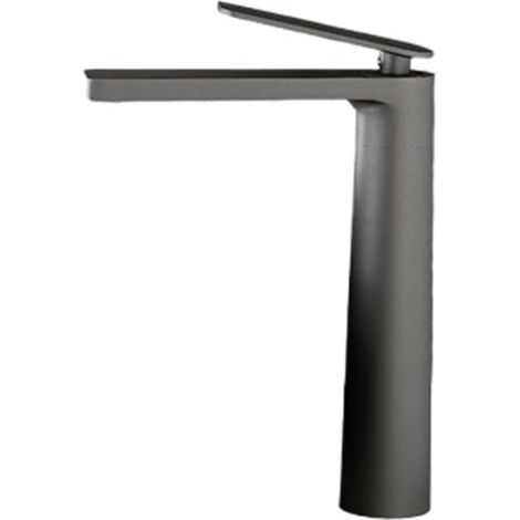 Robinet de lavabo, laiton/bronze, blanc, surélevé, monocommande (1/5)