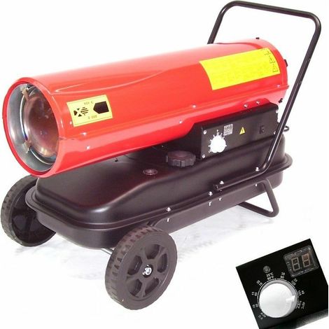 30kW Heizkanone Digital Bauheizer 55437 Diesel Heizung Ölheizgerät Bautrockner (1/5)