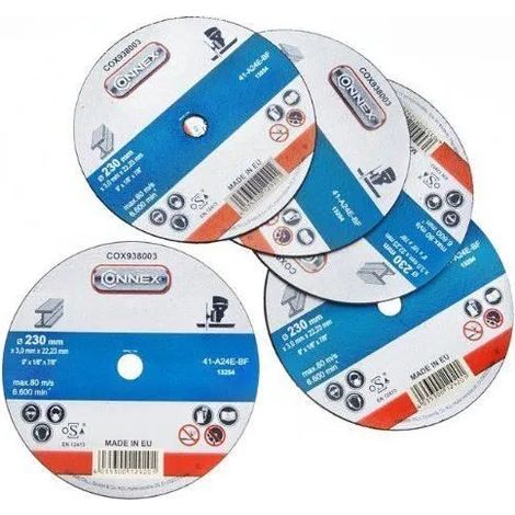 Discos de corte Connex cox938008 230 mm 5 unidades