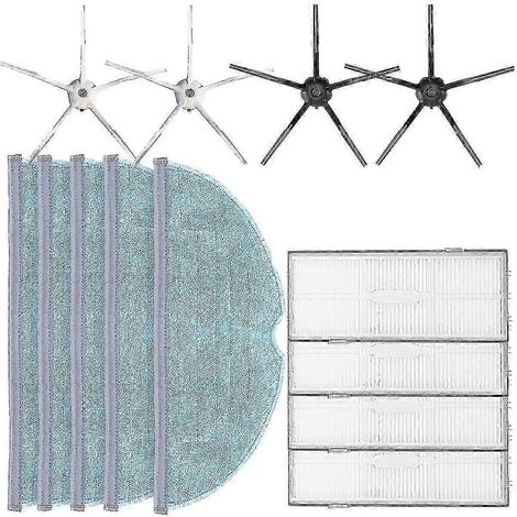 13 lingettes de nettoyage latérales pour balai à franges Xiaomi Roborock S7 T7s T7s Plus( ) (1/5)