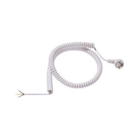 Bachmann Câble Spiralé H05VV-F blanc 1 à 4 mètres