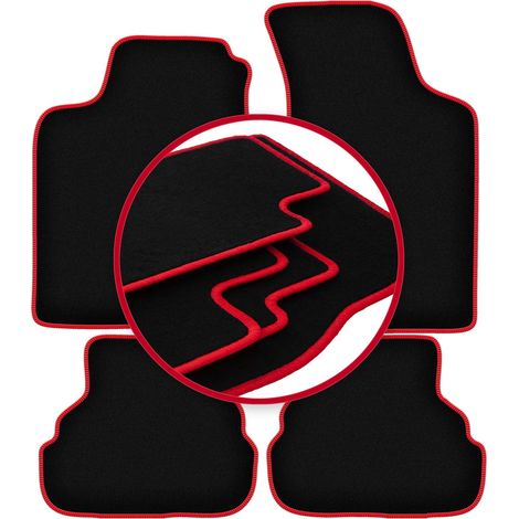 Alfombrillas CARLUX-RED para Volkswagen Golf III cabrio, hatchback, familiar (1993-2002) (1/5)