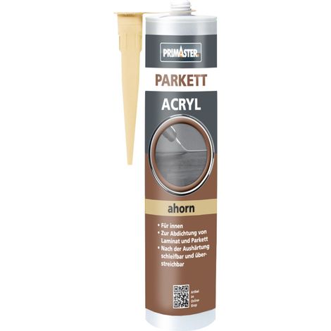 Primaster Parkett-Acryl Ahorn 300ml Parkettfugendicht Fugendichtmasse Schleifbar (1/2)