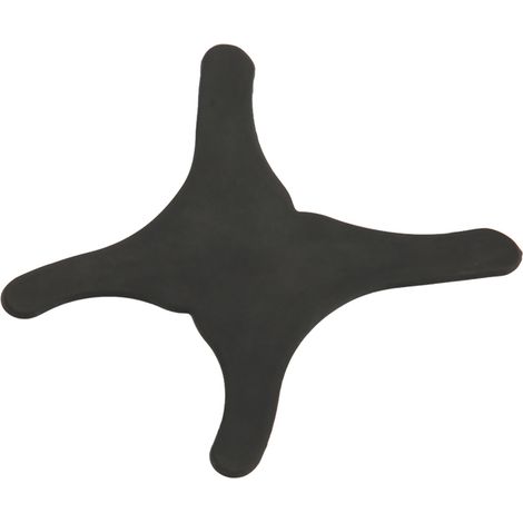 Plateau contraste dentaire souple silicone noir 4 coins pour photos intra-orales orthodontiques (1/5)