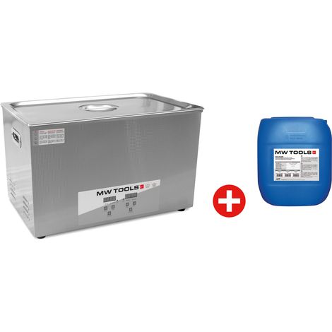 Pack nettoyeur à ultrasons 30L professionnel + 5L de nettoyant Ecoplus MW Tools UCC030PACK (1/3)