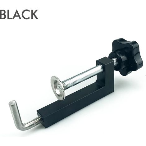 Clip de clôture universel (noir) Serre-joints pour le travail du bois, serre-joints universels pour clôture, serre-joints en G, serre-joints réglables, clips pour le travail du bois, serre-joints en G (1/5)