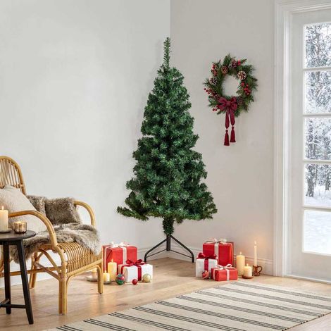 vidaXL Künstliche Weihnachtsbäume PVC, Steel Green (1/5)