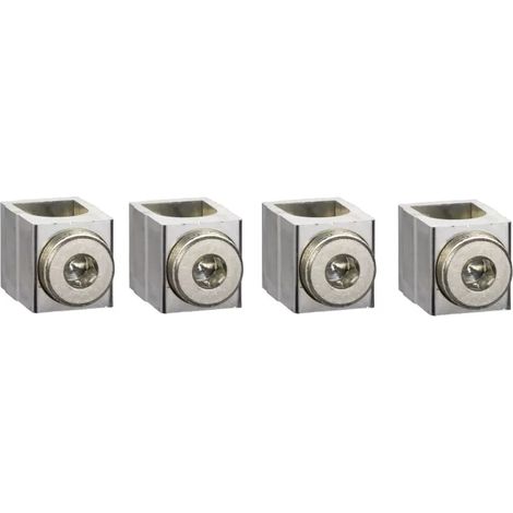 SCHNEIDER NSX100-250 Schalter mit 4 Anschlüssen und einer Kapazität von 25-95mm². (1/2)