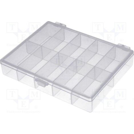 Box 10 Contenitori 22x44x18,5mm Trasparente Nb-box10
