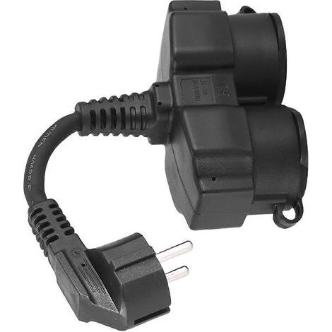 Rallonge double avec verrouillage tactile pour extérieur (1/5)