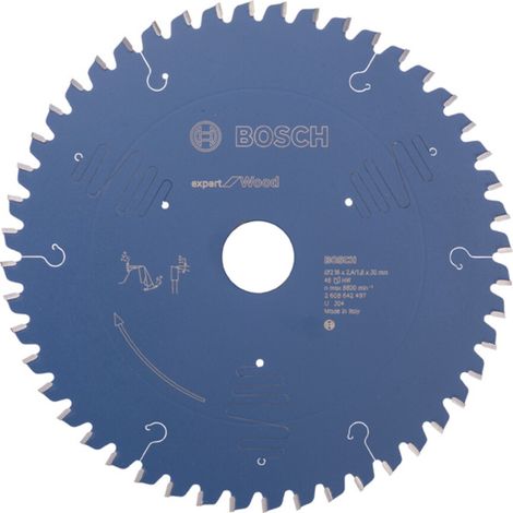 Bosch Accessories Expert for Wood 2608642497 Kreissägeblatt 216 x 30 x 2.4 mm Zähneanzahl: 48 1 St.