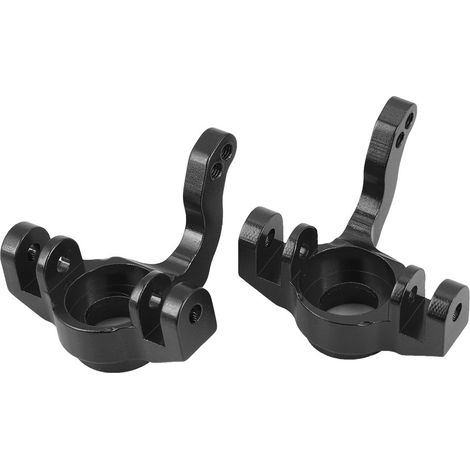 Porte-fusée en aluminium pour Axial SCX10 II 90026, pièce de rechange pour voiture RC tout-terrain (Noir) (1/5)