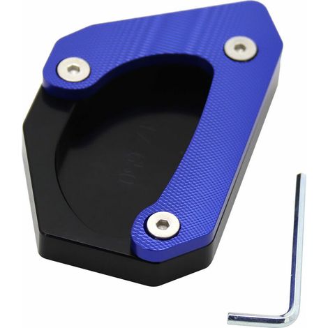Green Mobility-Coussin D'Extension De Bequille De Moto Plaque De Support Laterale Plaque D'Extension Plaque De Remplacement De Plaque De Support De Support De Pied De Bequille Pour Suzuki V-STROM 650X (1/4)