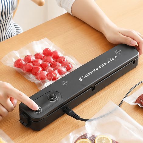 Machine sous vide alimentaire automatique MC009 prise UE avec 10 sacs 10 pièces réf 9062 37,5 × 7,5 × 8,5 cm 499 g – Livraison gratuite (1/5)