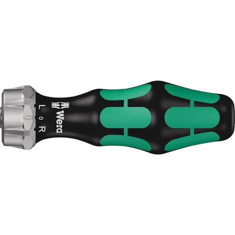 Wera – Poignée à cliquet Vario 6mm – 45 dents – Fixation femelle – Commutateur de direction en fonte de zinc – Poignée Kraftform-Plus (1/5)