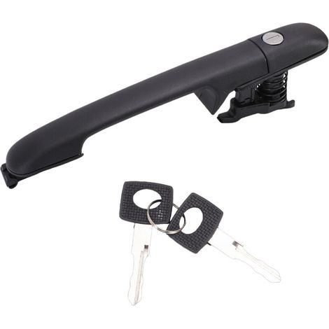 Poignée de porte latérale coulissante extérieure avec serrure et clés de remplacement pour Sprinter classe V W638 9017600459 (1/5)