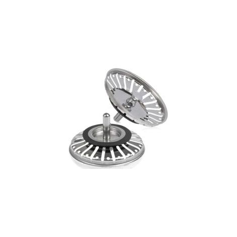 2 Stück Spülbecken-Sieb/Abflussstopfen für Spülbecken, Spülbecken-Abflussloch, Küchen-/Badezimmer-Sieb, 84 mm Durchmesser mit Kugelende, Edelstahl - Crezuo