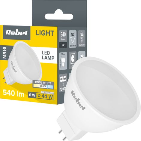 Lampadina LED Rebel 6W MR16 6500K 12V