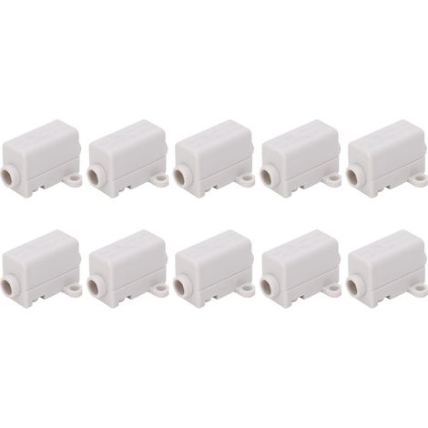 Boîte de connecteur de jonction en ligne, 10 pièces, type T, jointeur de fil de câble électrique ZK-1106 400V 60A