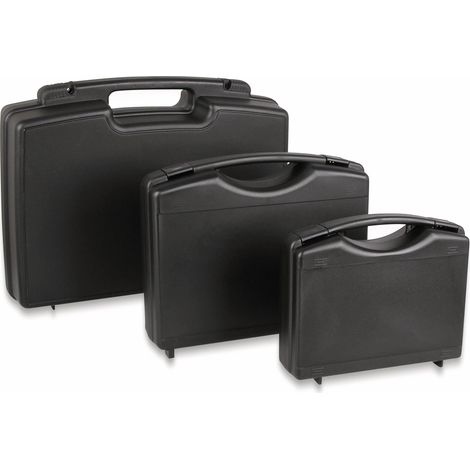 JOY-IT Petite valise polyvalente en plastique, noire, 225x210x70 mm