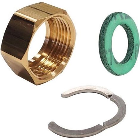 Ecrou tournant femelle laiton pour onduleux inox - Ø 3/4" - 16mm