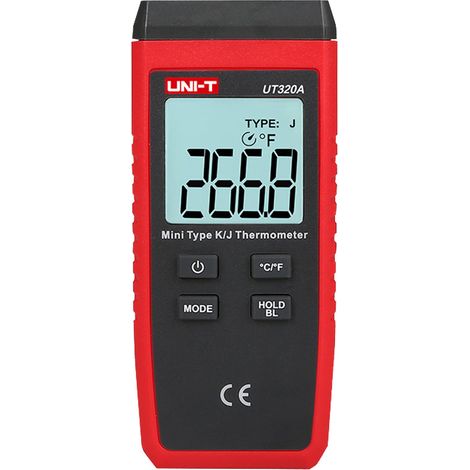Termometro Mano 1300ºc Sonda K Y J Uni-t Ut320a Ut320a (1/5)
