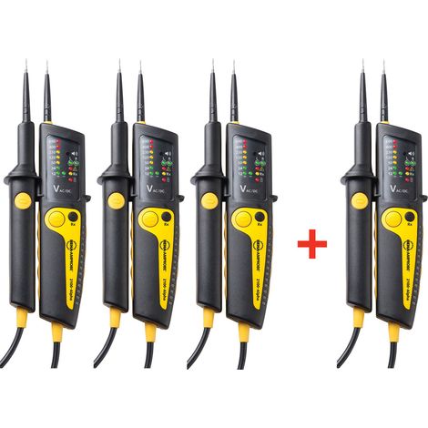Beha Amprobe 2100-ALPHA BUNDLE Zweipoliger Spannungsprüfer CAT III 1000 V, CAT IV 600 V LED, Akusti