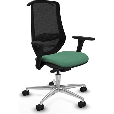 Piqueras y Crespo Mardos Chaise de Bureau Vert Émeraude