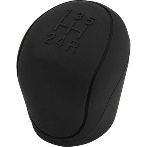 1PCS (Noir) Couvercle universel pommeau levier vitesse voiture en silicone souple automatique 5 vitesses pommeau levier vitesse capuchon anti-dérapant voiture levier levier vitesse Colorés (1/4)