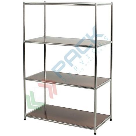 Libreria Cromata 4 Ripiani Marroni Cm 40 X 80 X H. 120 (1/2)