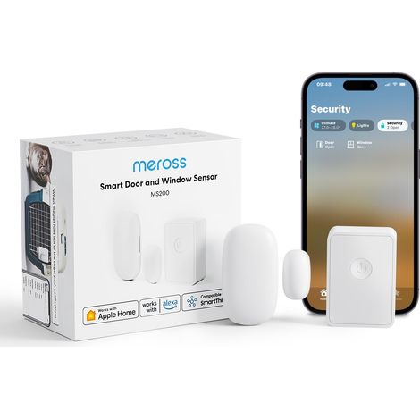 meross MS200HHK-EU Sensore porta WiFi compatibile con HomeKit (1/5)