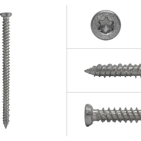 Fensterschrauben Senkkopf TX30 verzinkt 7.5 x 112 mm - 100 Stück