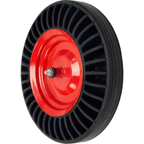 Rad für Schubkarre Strend Pro Premium Fortis BLACK bantam, Ersatz, mit Achse (1/3)